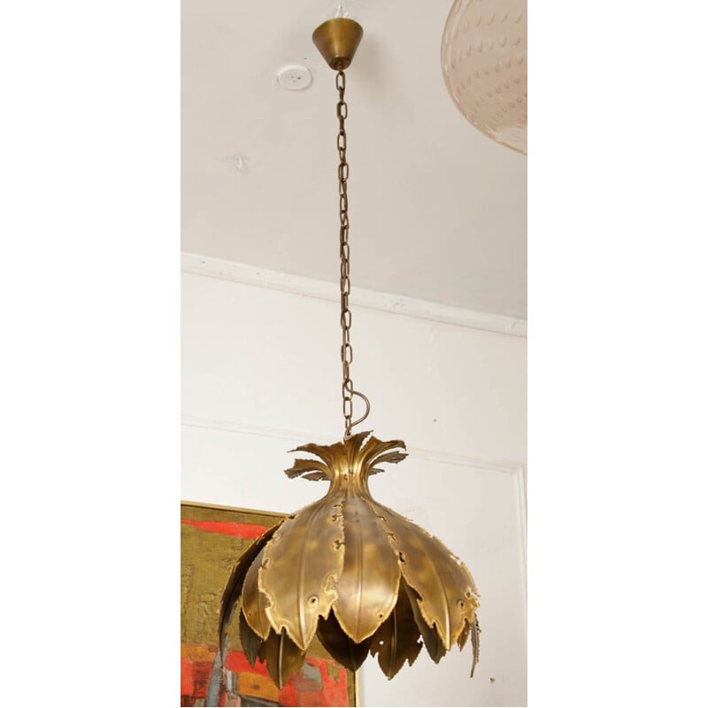 Brutalist Holm Sorensen & Co hanging Lamp - 1960s