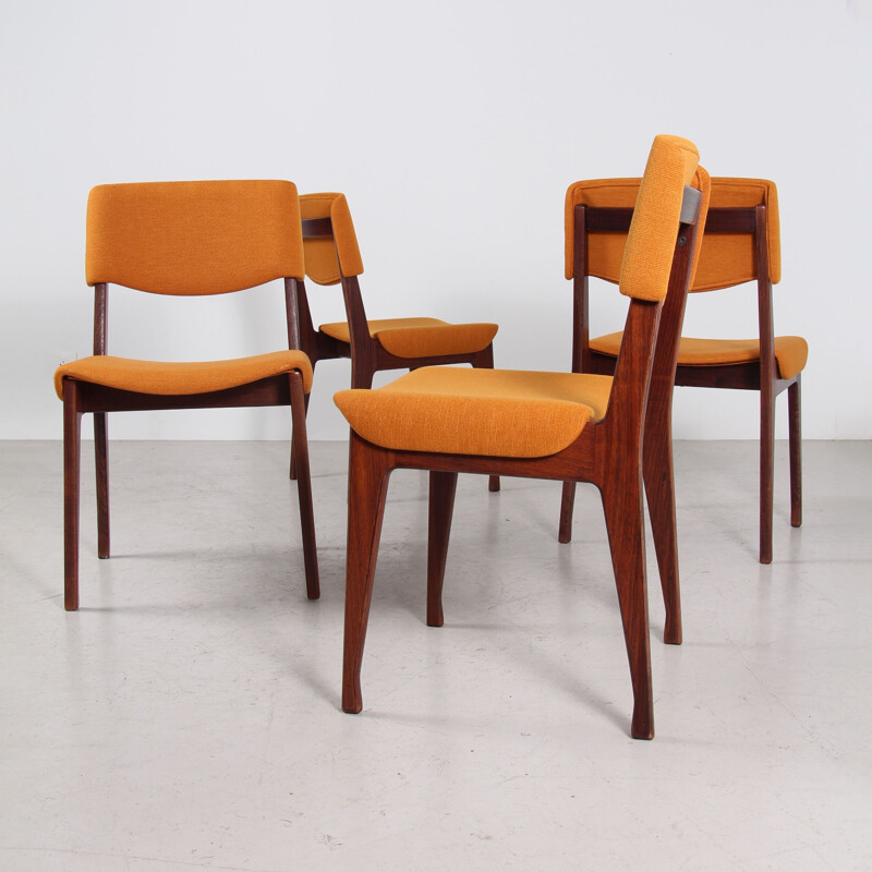 Conjunto de 4 sillas vintage de Gio Ponti para Mim Roma, 1960