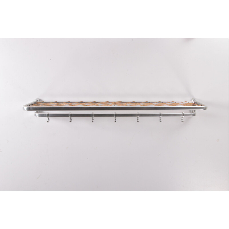 Vintage wall coat rack by Gispen, Netherlands 1960s