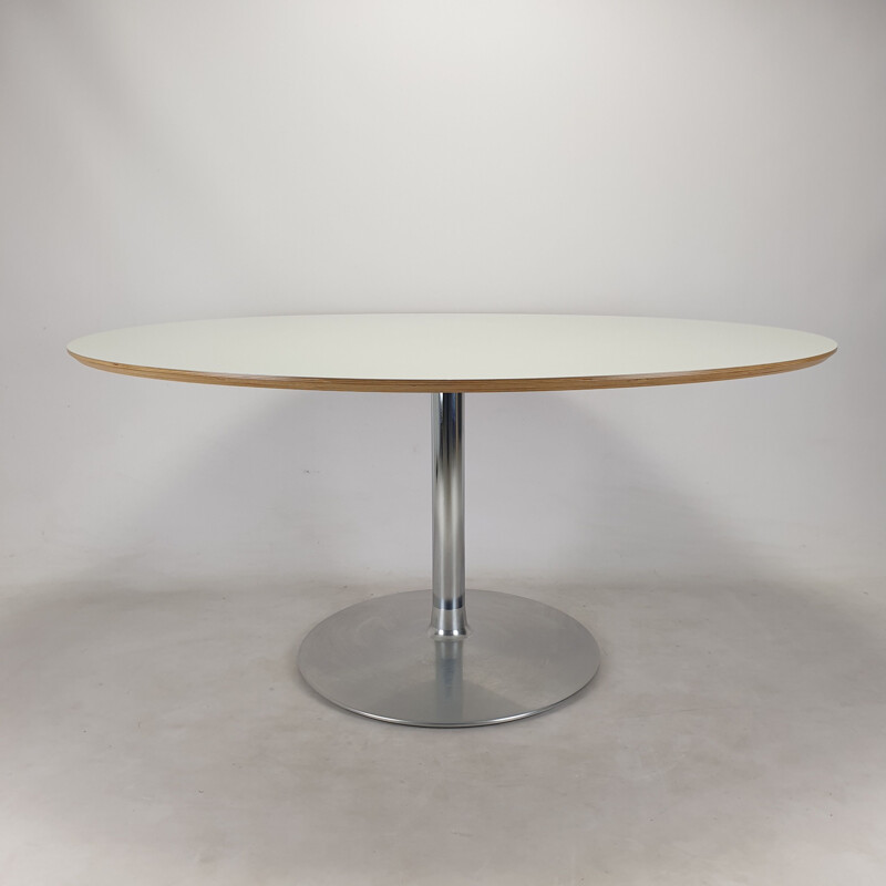 Table vintage ovale par Pierre Paulin pour Artifort, 1960