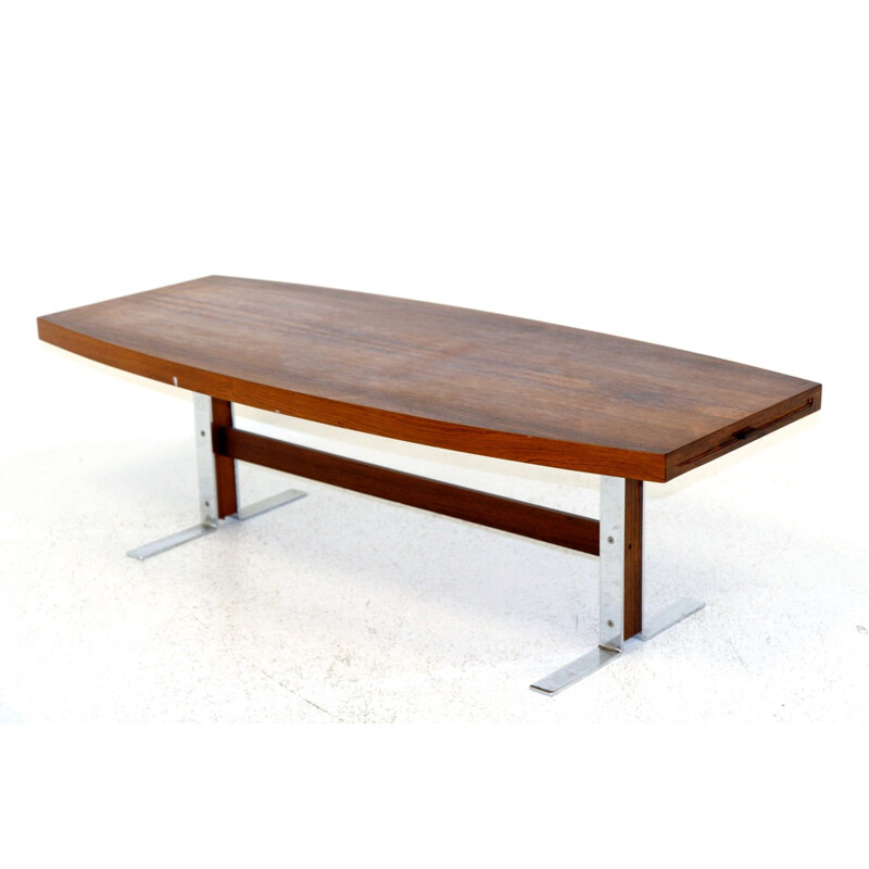 Vintage rosewood coffee table by Johannes Andersen, Denmark 1960