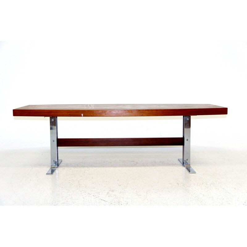 Mesa de café Vintage rosewood por Johannes Andersen, Dinamarca 1960