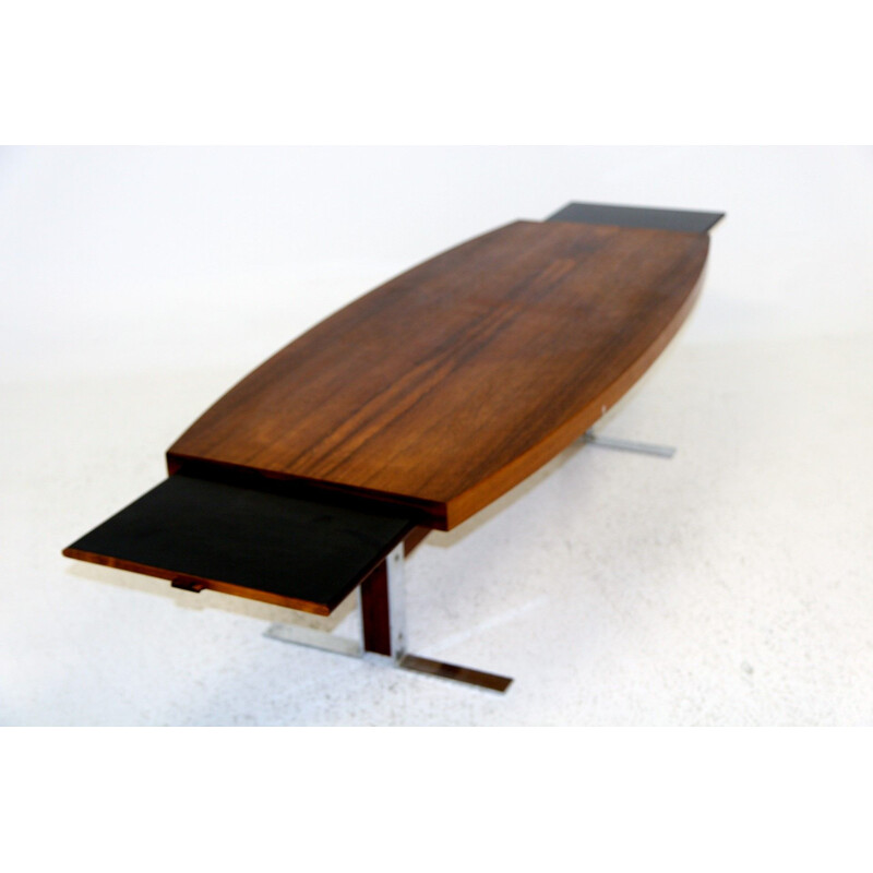 Mesa de café Vintage rosewood por Johannes Andersen, Dinamarca 1960