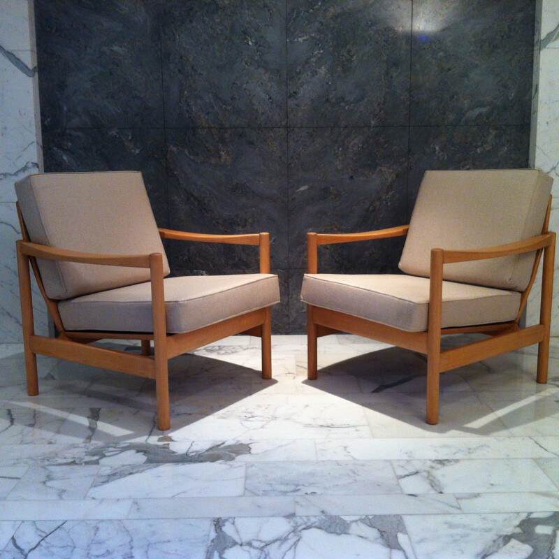 Soviets pair of armchairs - 1960s