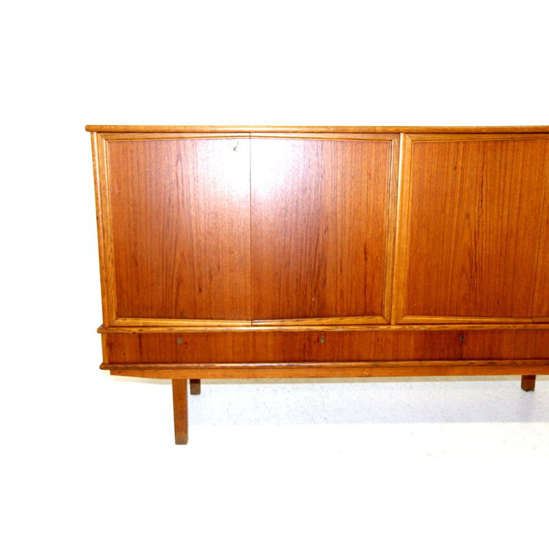 Credenza scandinava in teak, Svezia 1960