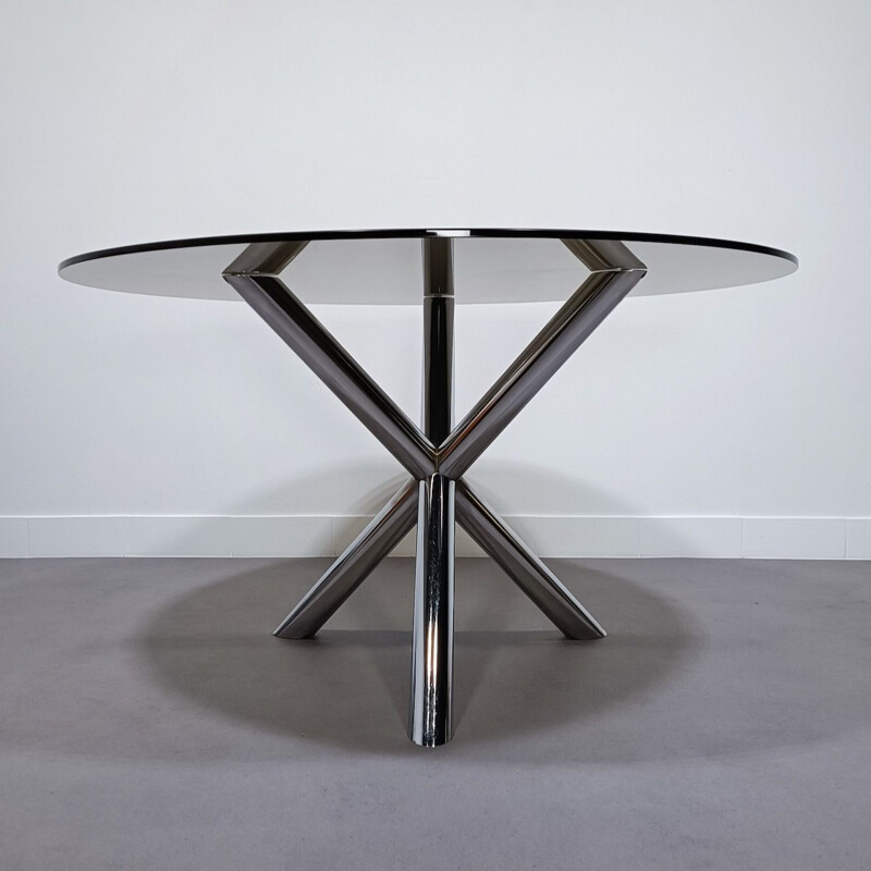 Ronde vintage tafel van Renato Zevi voor Roche Bobois, 1970