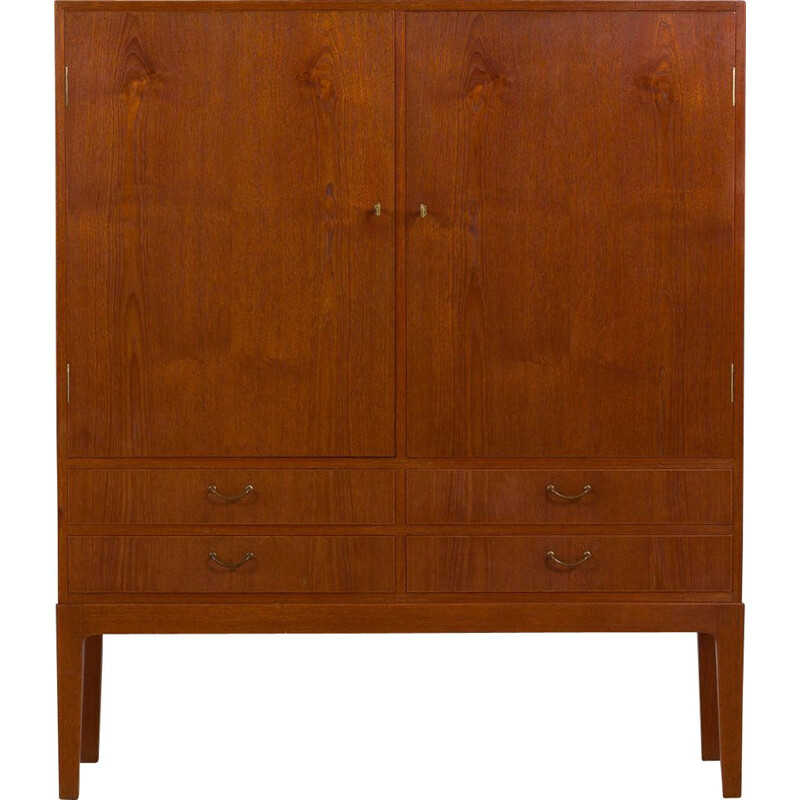 Armadio vintage in teak di Thorald Madsen, Danimarca 1950