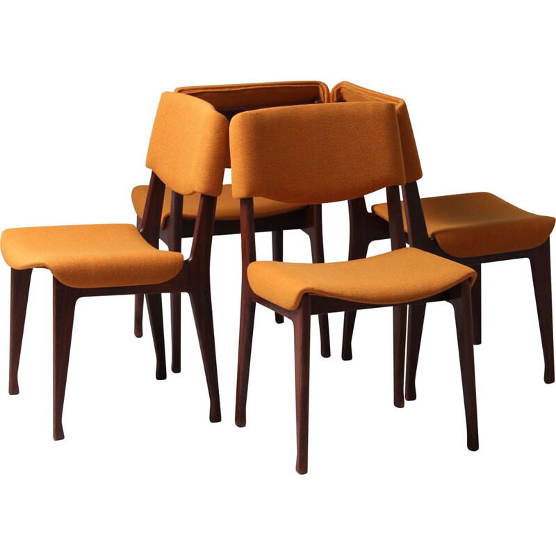 Set van 4 vintage stoelen van Gio Ponti voor Mim Roma, 1960