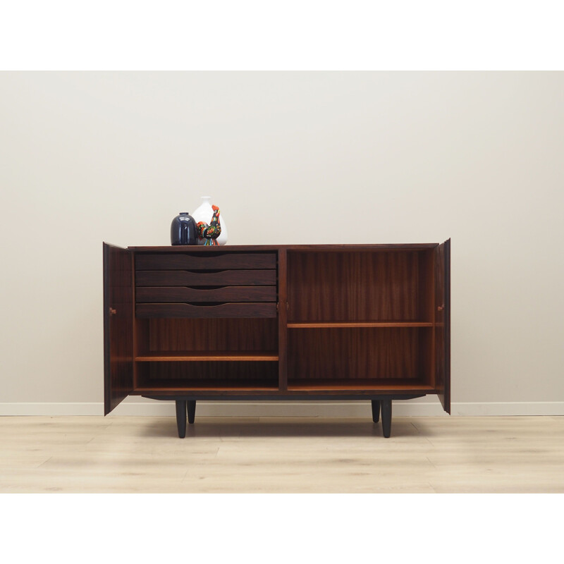 Vintage Danish rosewood highboard by Omann Jun, 1970s