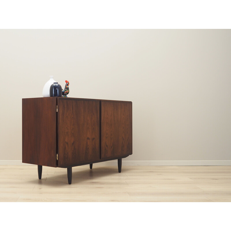 Vintage Danish rosewood highboard by Omann Jun, 1970s