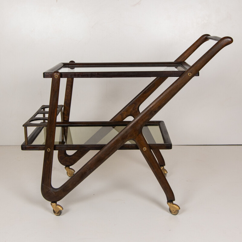 Vintage bar trolley by Cesare Lacca, 1950s