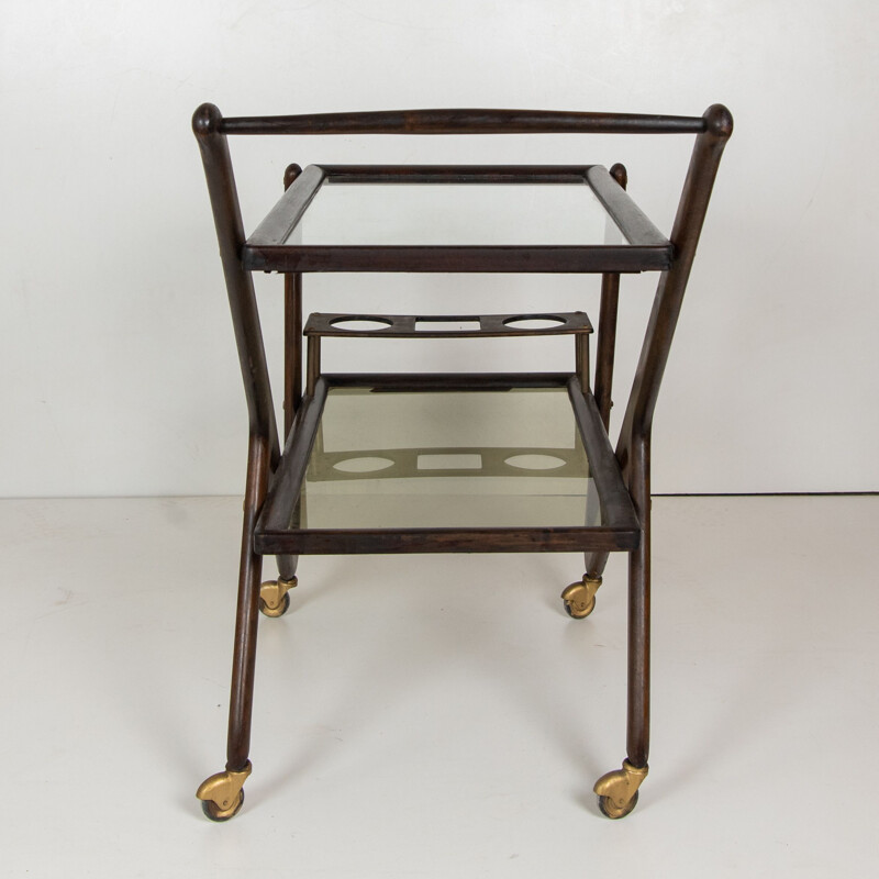 Vintage bar trolley by Cesare Lacca, 1950s