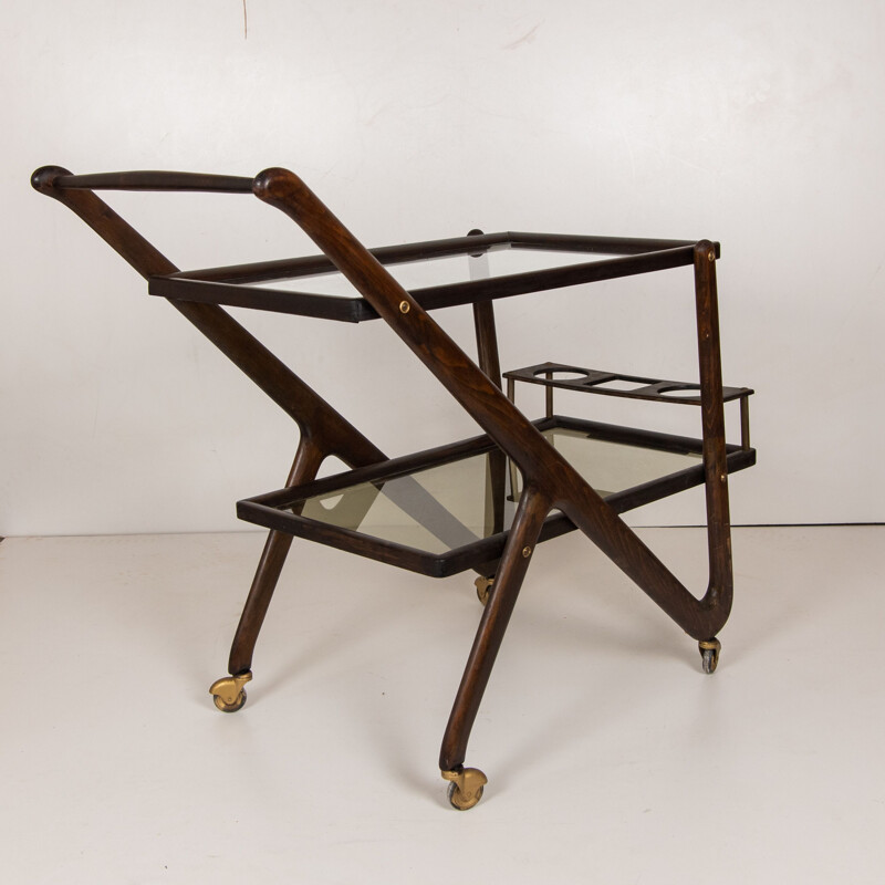 Vintage bar trolley by Cesare Lacca, 1950s