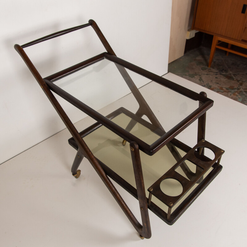 Vintage bar cart door Cesare Lacca, 1950