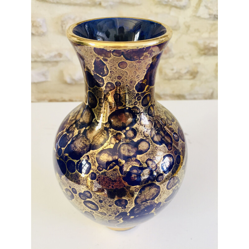 Vintage ceramic vase by Mazeaud & Faverot, 1930