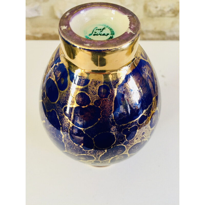 Vintage ceramic vase by Mazeaud & Faverot, 1930