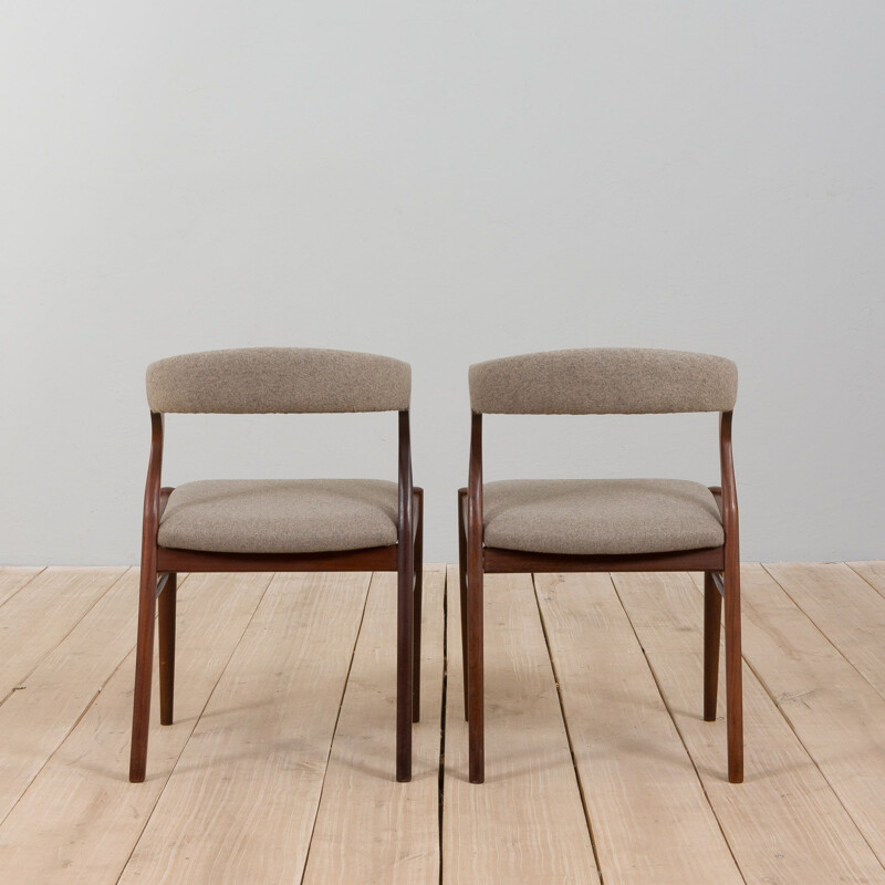 Pair of Danish mid century teak chairs, 1960s