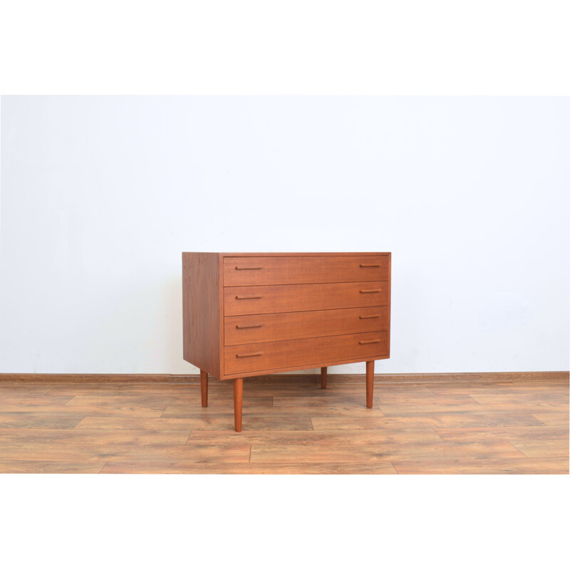 Vintage teak chest of drawers by Kai Kristiansen for Fm Møbler, Denmark 1960