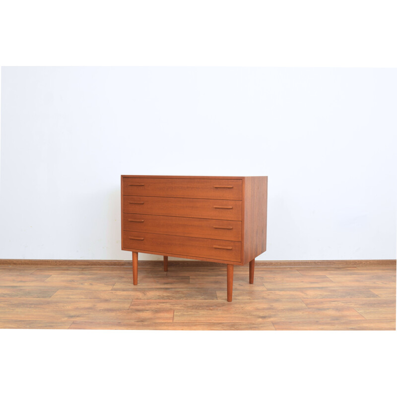 Vintage teak chest of drawers by Kai Kristiansen for Fm Møbler, Denmark 1960