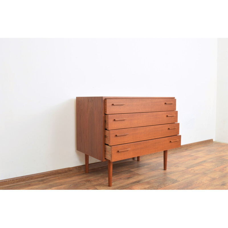 Vintage teak chest of drawers by Kai Kristiansen for Fm Møbler, Denmark 1960