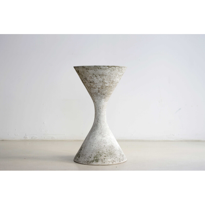 Planter Cement Diabolo, WIlly GUHL - 1950s