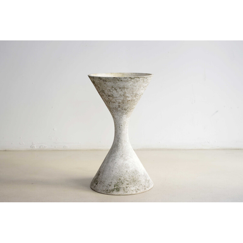 Planter Cement Diabolo, WIlly GUHL - 1950s