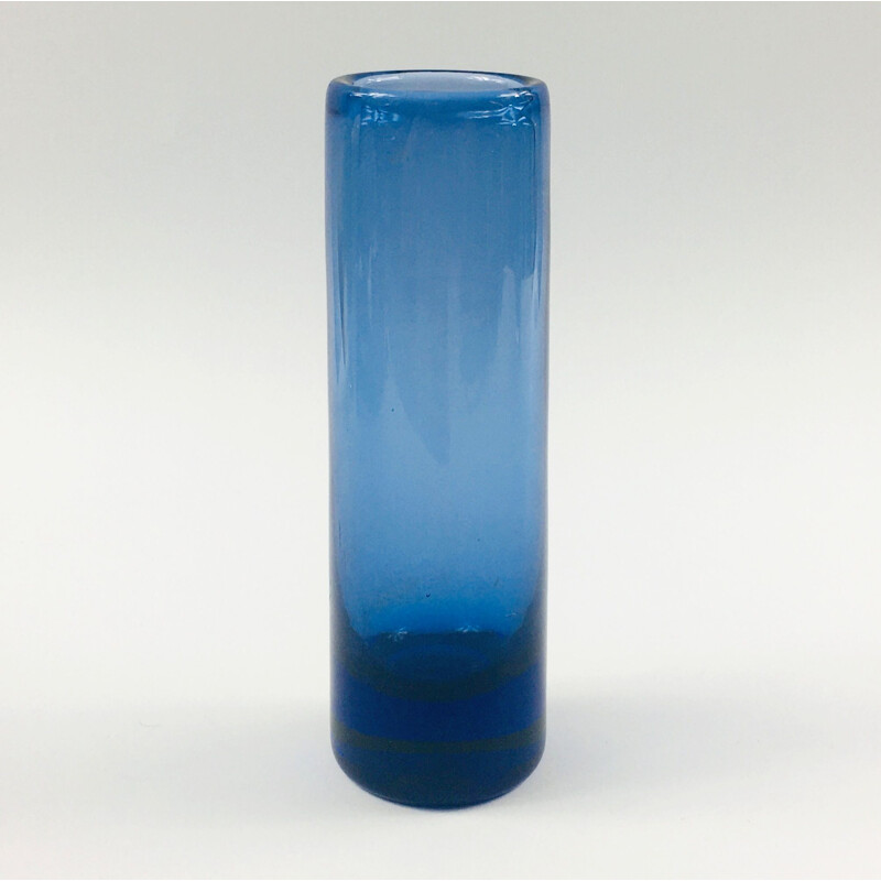 Vase scandinave vintage en verre de Per Lütken pour Holmegaard, Danemark 1950