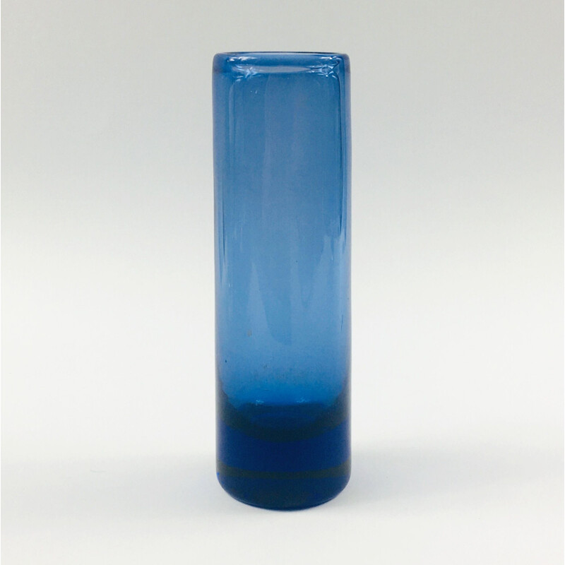 Vase scandinave vintage en verre de Per Lütken pour Holmegaard, Danemark 1950