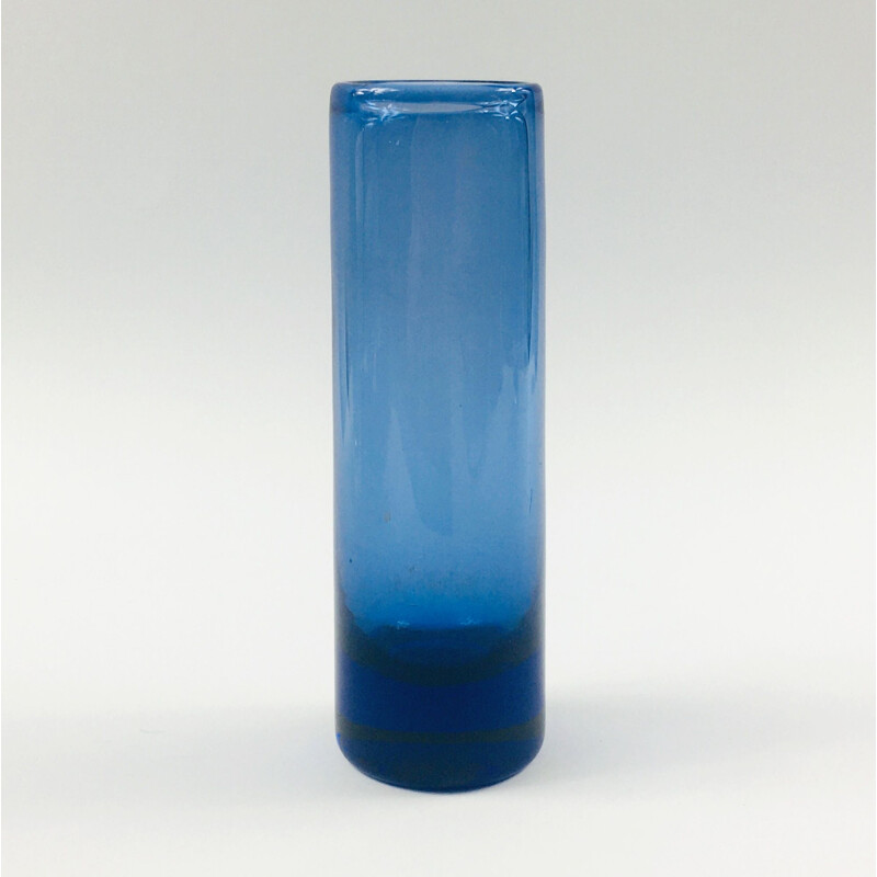 Vintage Scandinavian glass vase by Per Lütken for Holmegaard, Denmark 1950s