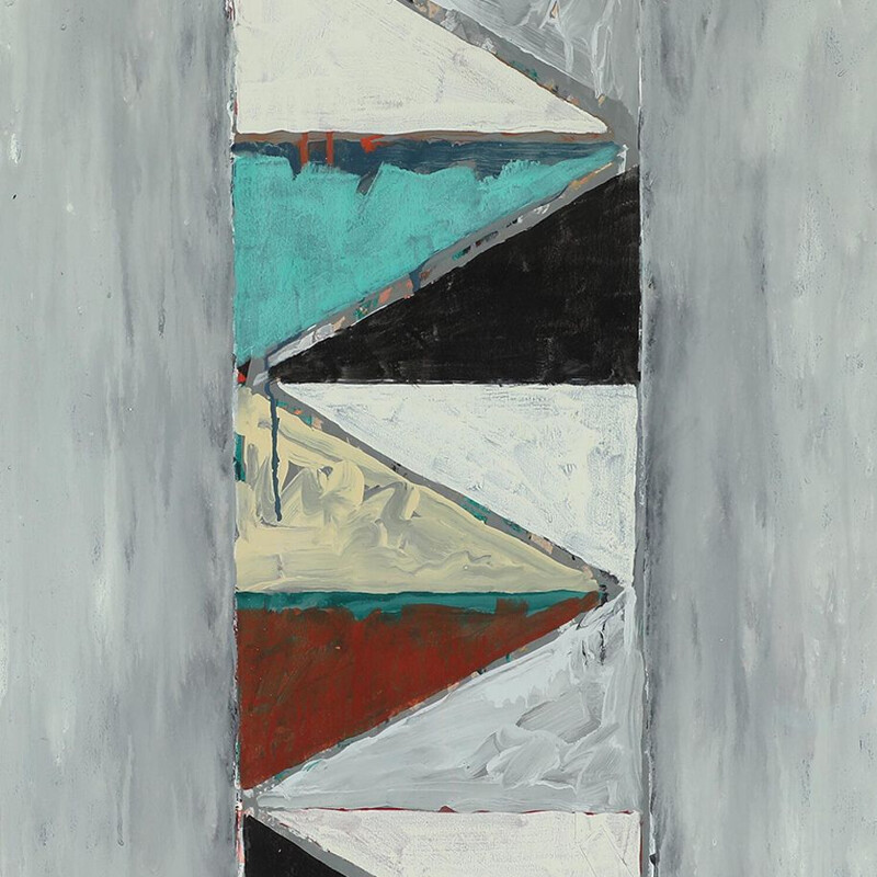 Composición abstracta vintage de Niklas Anderberg, Suecia 1984