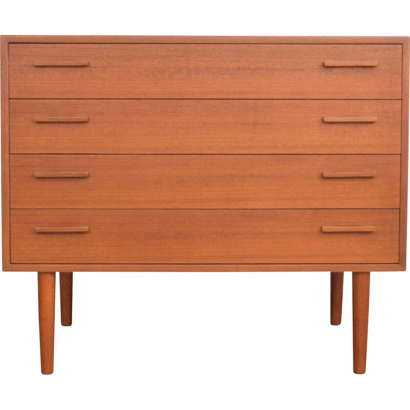 Vintage teak chest of drawers by Kai Kristiansen for Fm Møbler, Denmark 1960