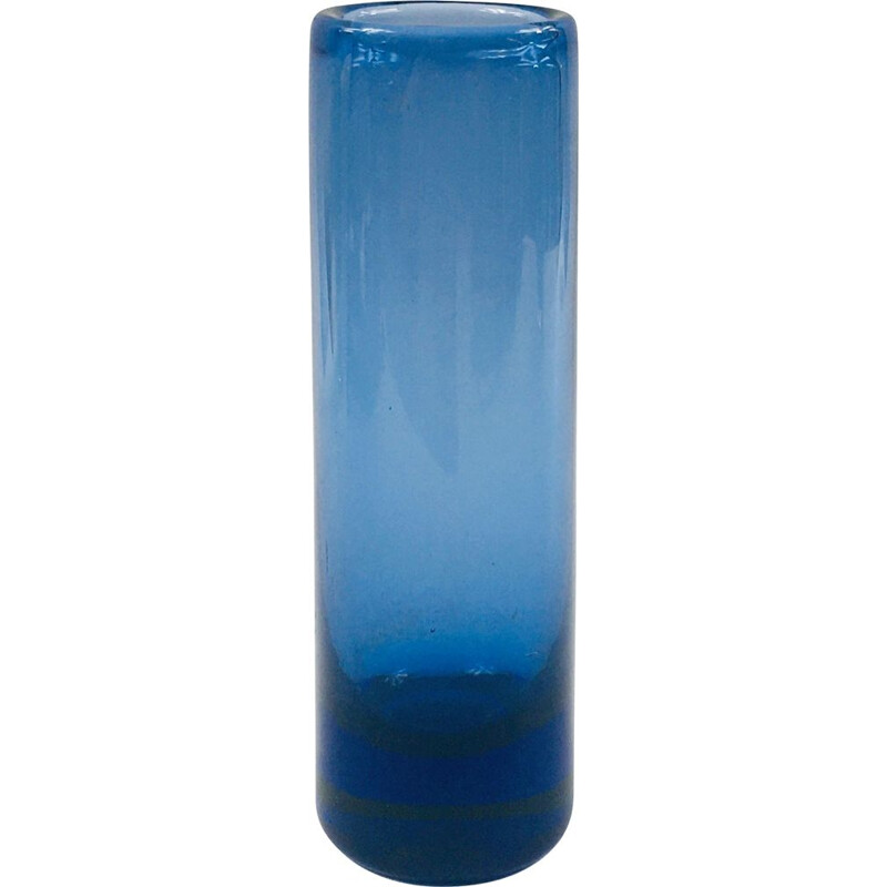 Vintage Scandinavian glass vase by Per Lütken for Holmegaard, Denmark 1950s