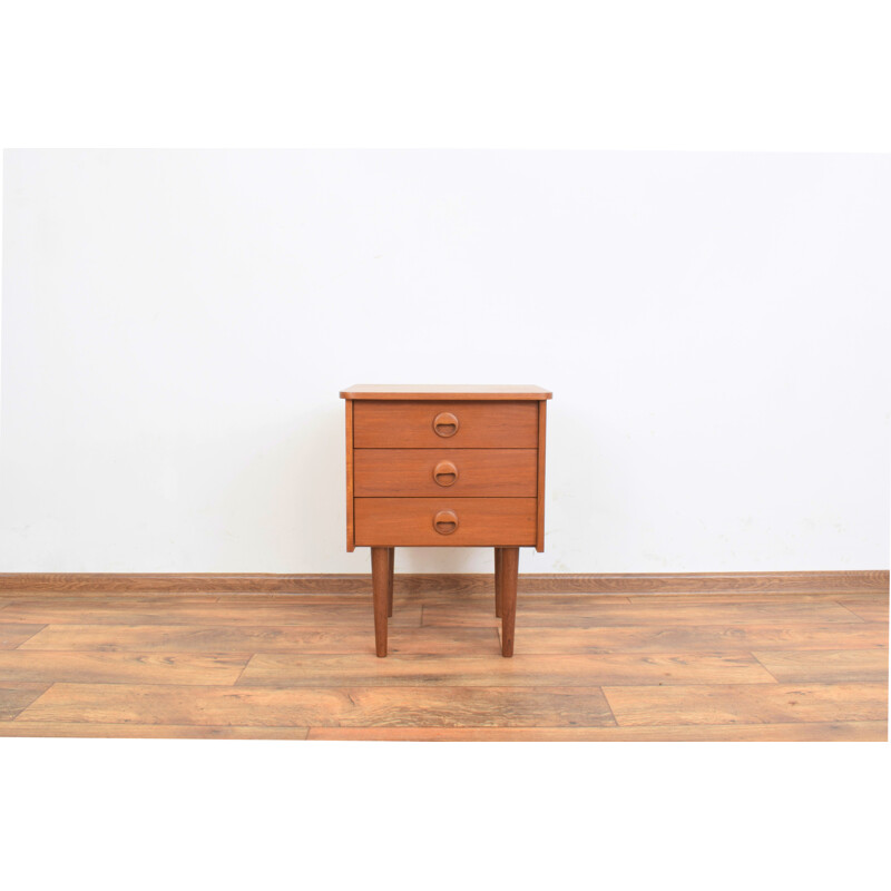 Comodino danese vintage in teak, 1960