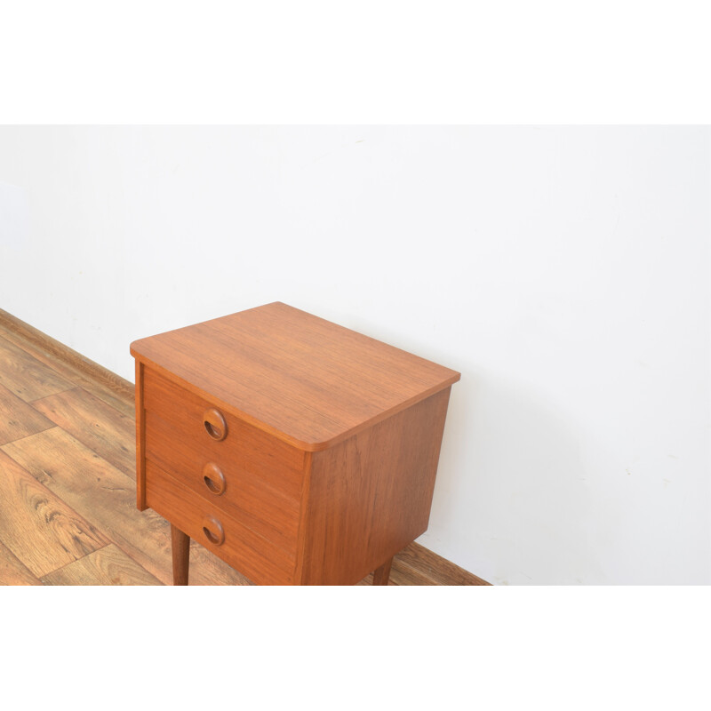 Comodino danese vintage in teak, 1960