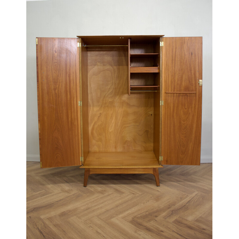 Walnut vintage cabinet by Alfred Cox for Heals, 1960s