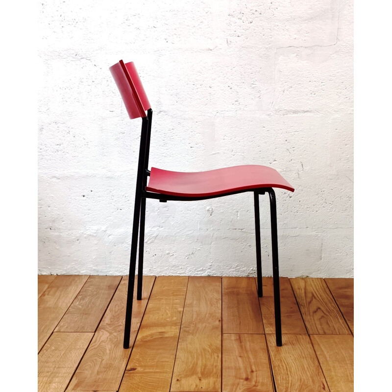 Vintage Campus by Lammhults school chair by Johannes Foerson and Peter Hiort-Lorenzen