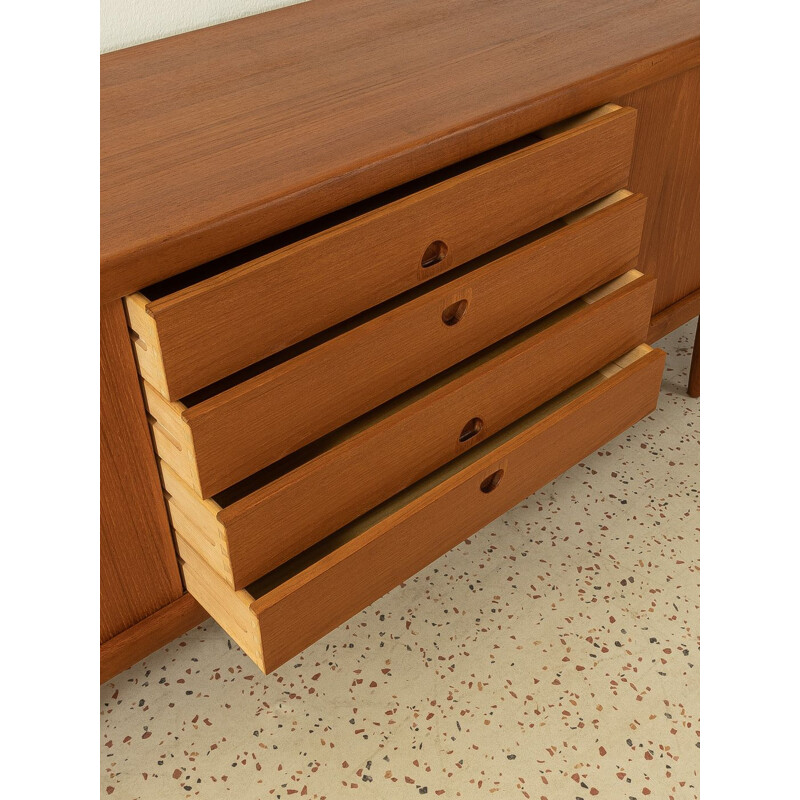 Vintage teak sideboard with two sliding doors by Bramin, Denmark 1960