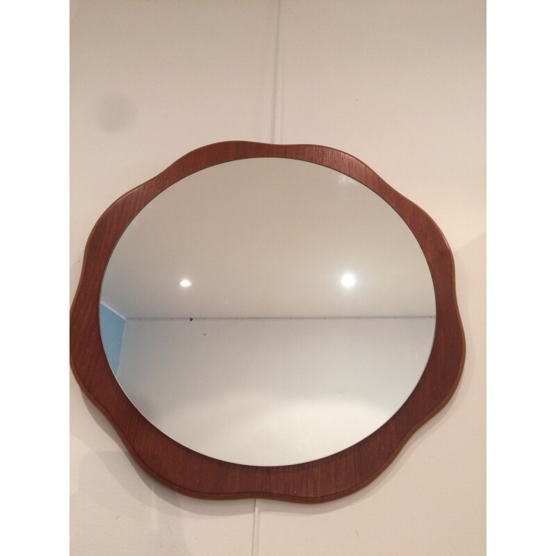 Flower shape wall mirror - 1960s
