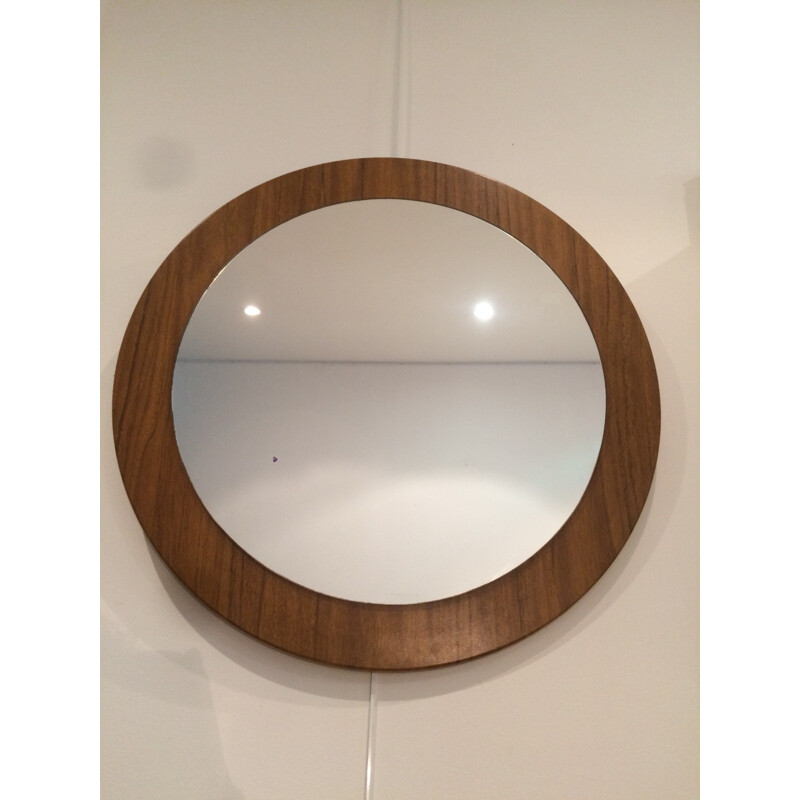 Round wall mirror - 1960s