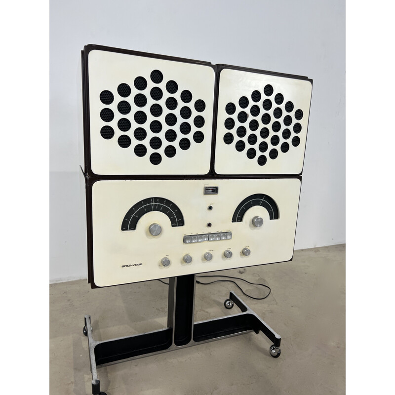 Radio stereo d'epoca Rr-126 di F.lli Castiglioni per Brionvega, 1960