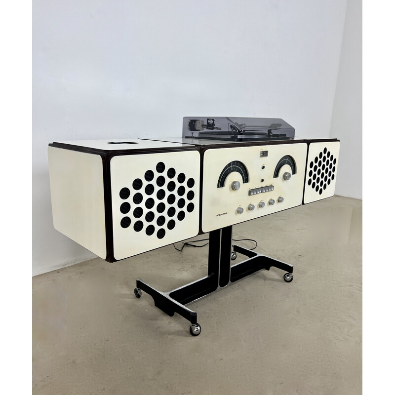 Radio stereo d'epoca Rr-126 di F.lli Castiglioni per Brionvega, 1960