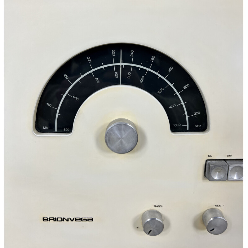 Radio estéreo vintage Rr-126 de F.lli Castiglioni para Brionvega, 1960