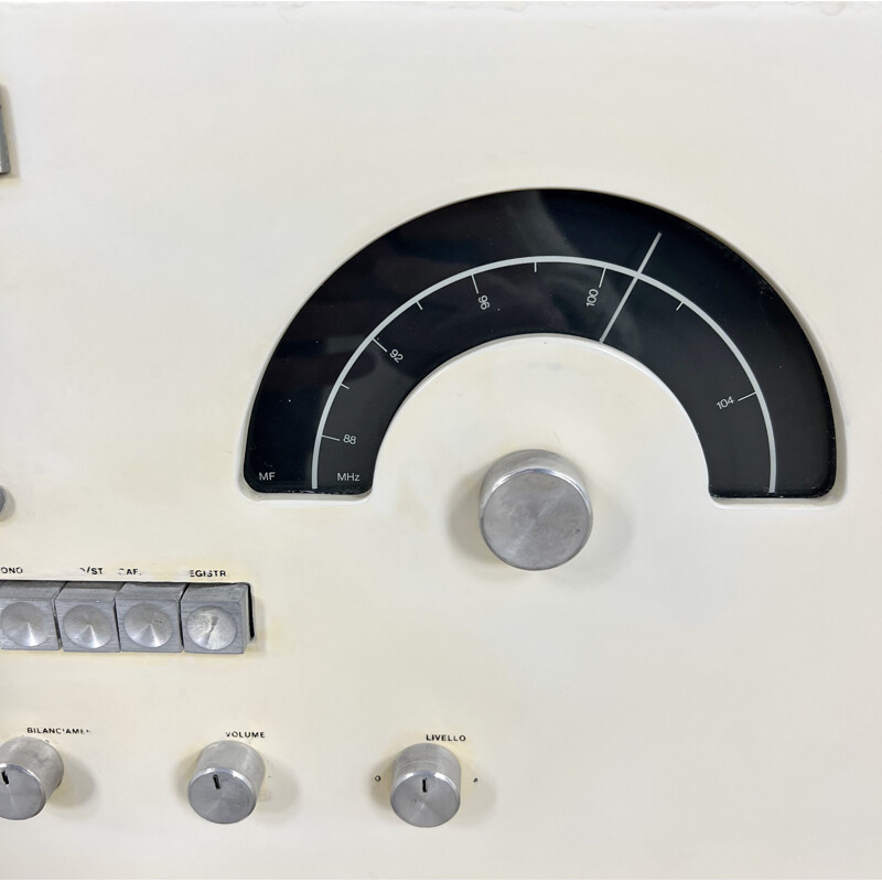 Rádio estéreo Vintage Rr-126 de F.lli Castiglioni para Brionvega, 1960