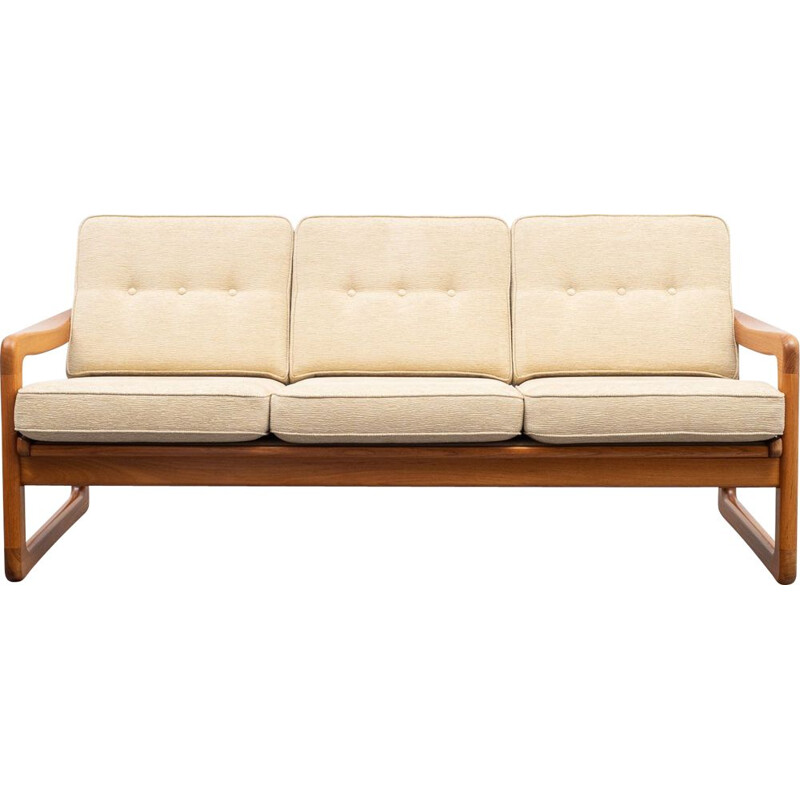 Vintage danish teak sofa by Holstebro, 1970s