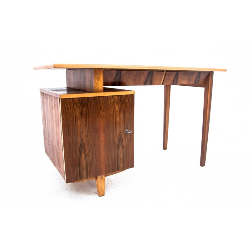 Vintage desk by Mieczysław Puchała for Głuchołaskie Fabryki Mebli, Poland 1960