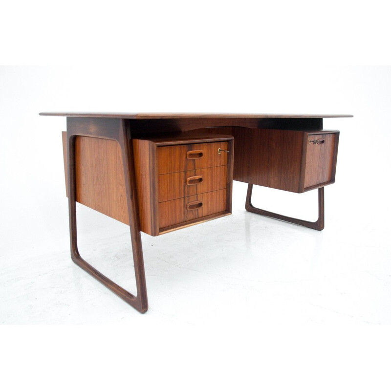 Scrivania danese vintage in teak, 1960