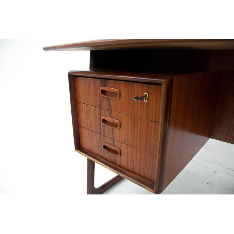 Vintage Deens teakhouten bureau, 1960