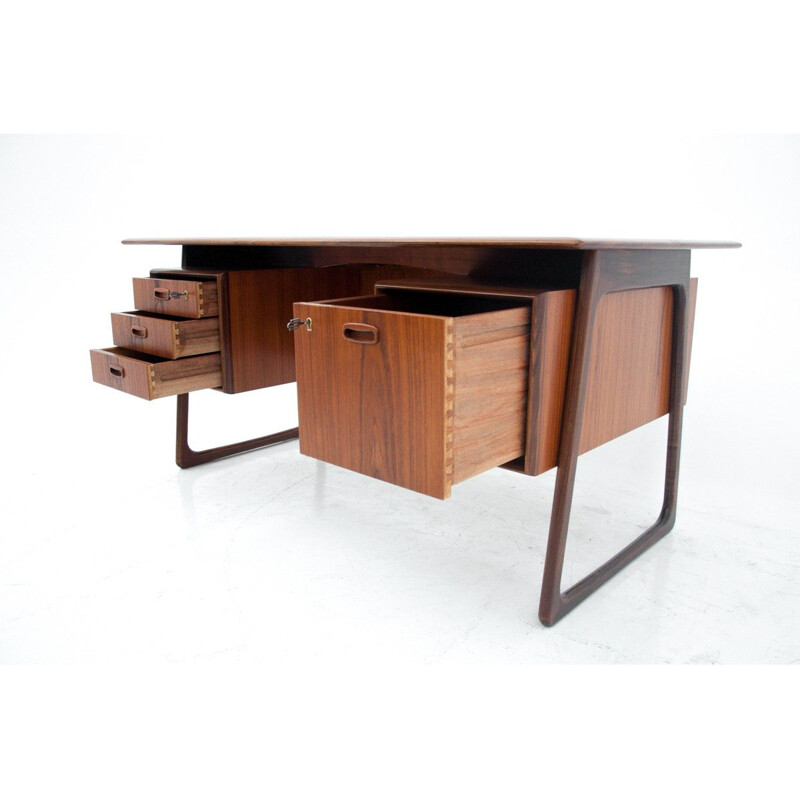 Scrivania danese vintage in teak, 1960