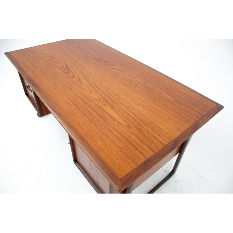 Scrivania danese vintage in teak, 1960