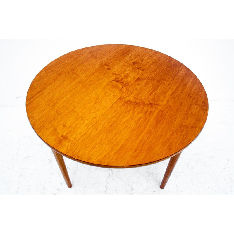 Vintage ash wood table by Hans. J. Wegner for Johannes Hansen, Denmark 1960